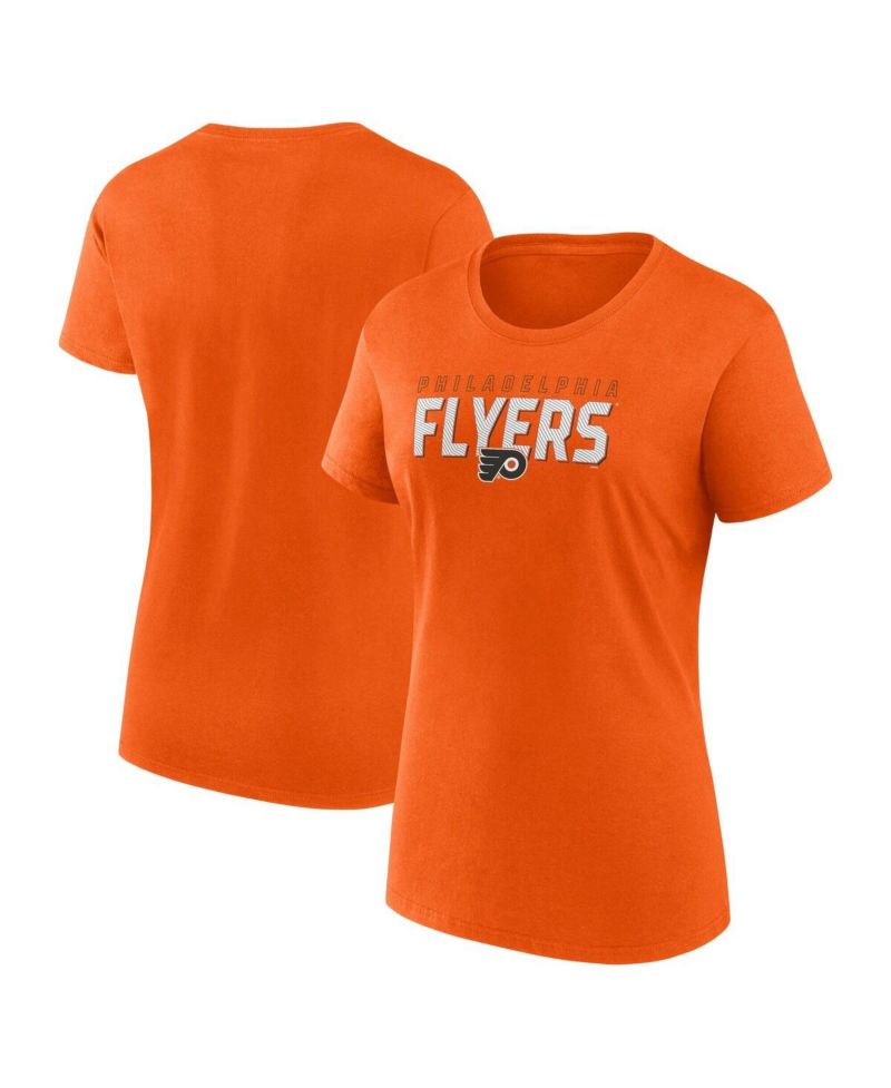 Women's Orange Philadelphia Flyers Launch Scoop Neck T-Shirt
