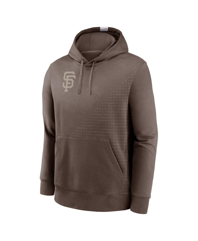 Men's Light Brown San Francisco Giants Statement Pullover Hoodie