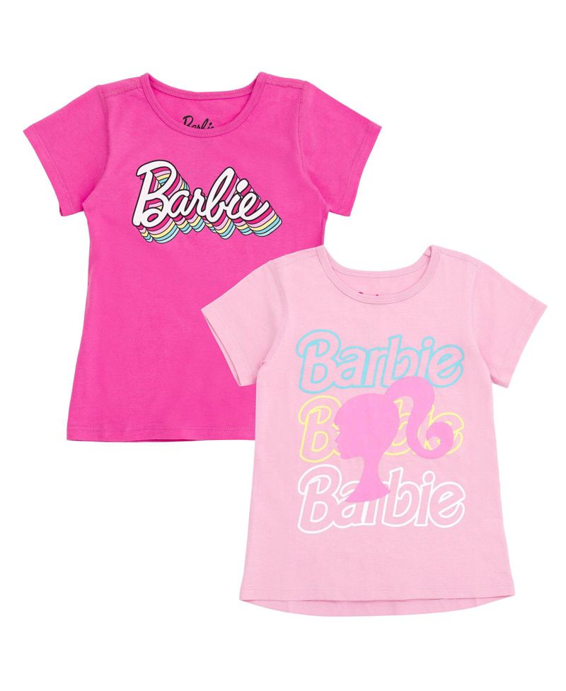 Girls 2 Pack Adaptive T-Shirts Sensory Friendly (4 - 7-8)