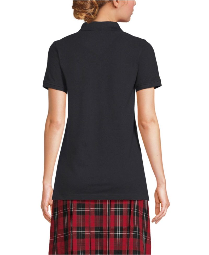 Women's Short Sleeve Mesh Polo Shirt