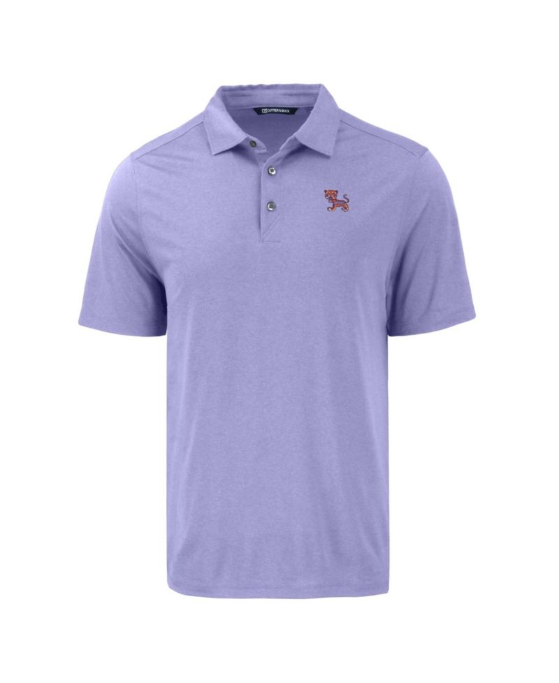 Men's Purple Clemson Tigers Coastline Epic Comfort Eco Recycled Polo