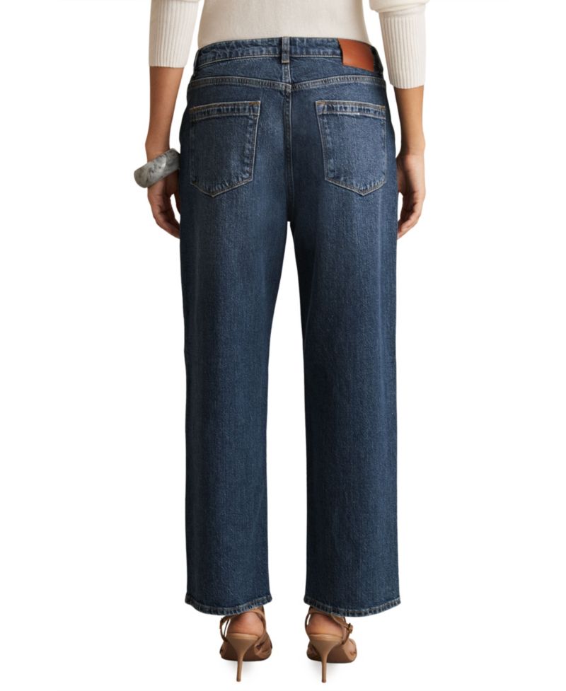Women's Selin Mid-Rise Straight-Leg Jeans