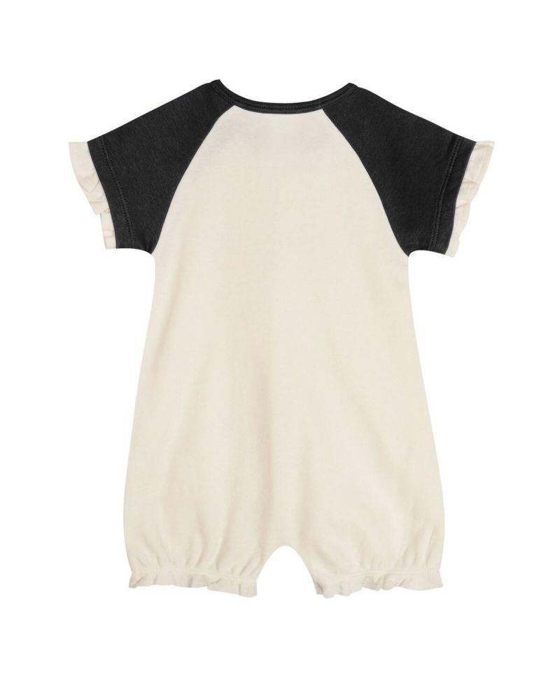 Baby Boys and Girls White Arizona Diamondbacks Slide Run Raglan Coveralls