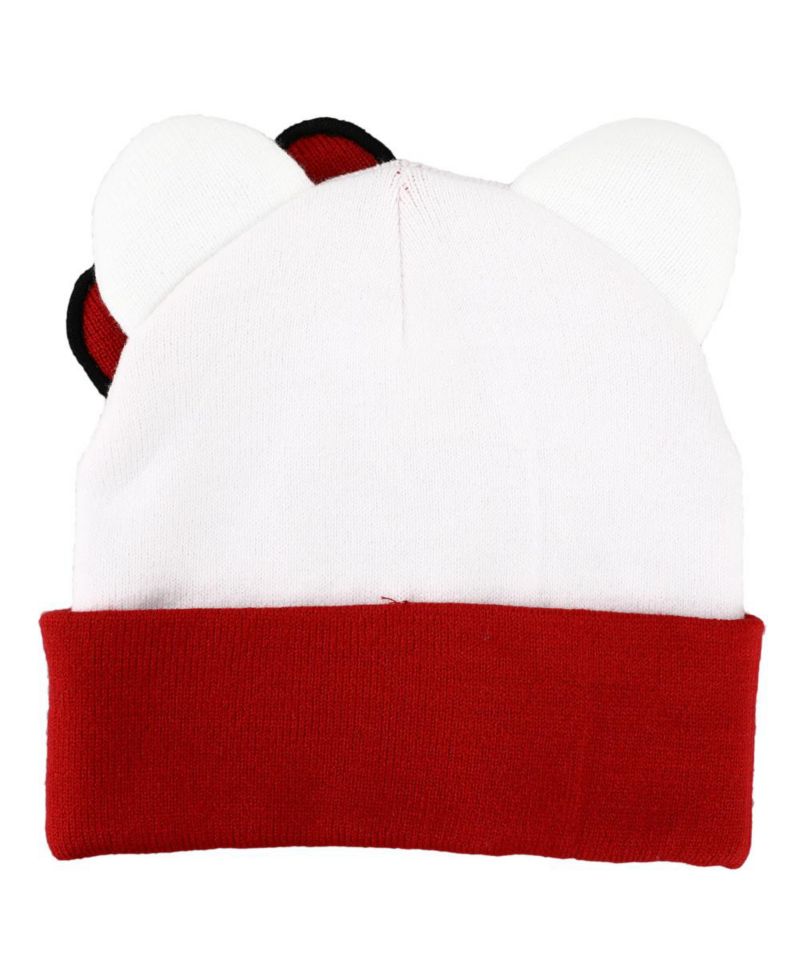 Men's Sanrio Face Bow Embroidered Beanie Hat for Adults