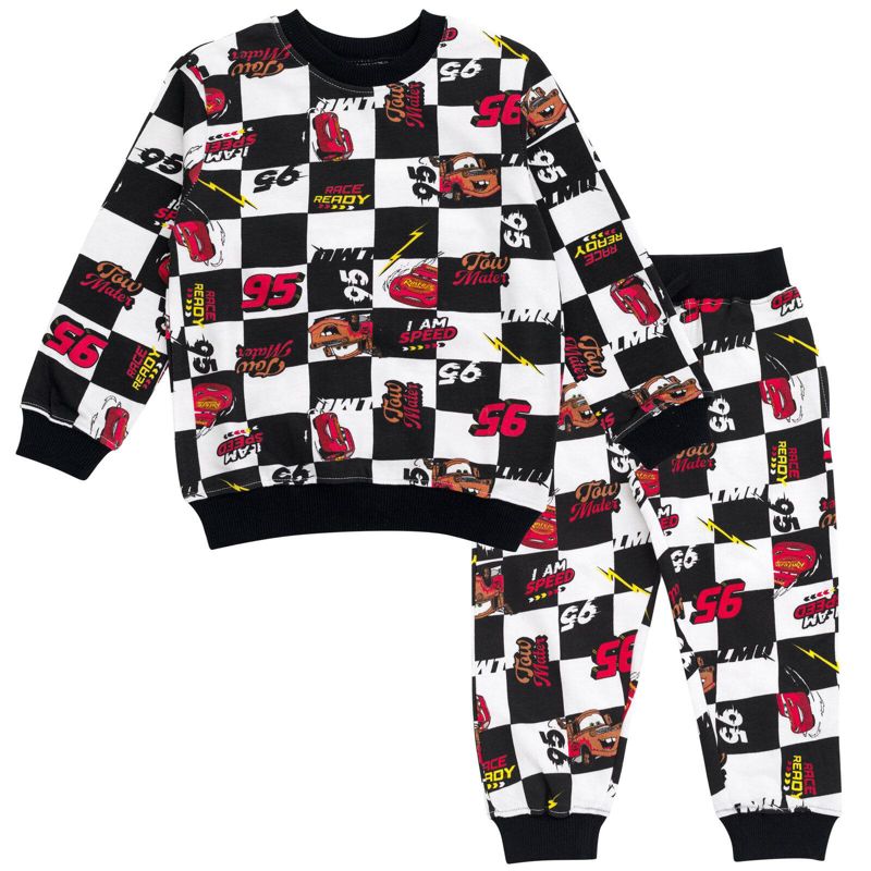 Toddler Boys (2T to 5T) Disney Lion King Pixar Toy Story Woody Rex Buzz Lightyear Slinky Dog Sweatshirt and Jogger Pants Set