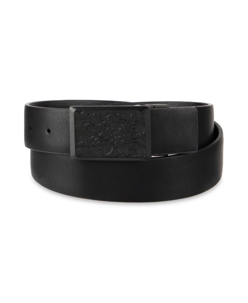 Men's Reversible Compression Plaque Buckle Belt