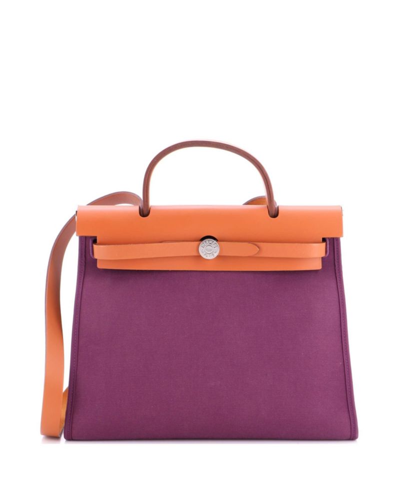 31 Herbag Zip Leather and Toile