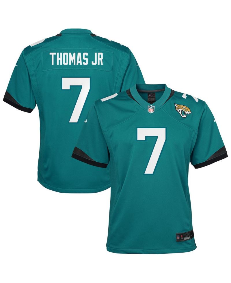 Big Boys and Girls Brian Thomas Jr. Teal Jacksonville Jaguars Team Game Jersey