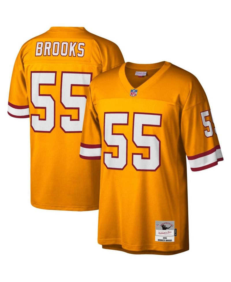 Big Boys and Girls Derrick Brooks Orange Tampa Bay Buccaneers 1995 Retired Player Legacy Jersey