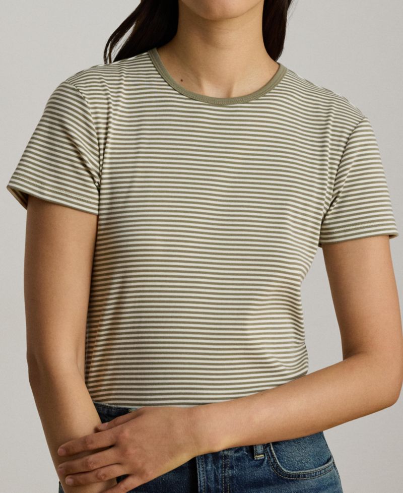 Women's Striped Short-Sleeve T-Shirt