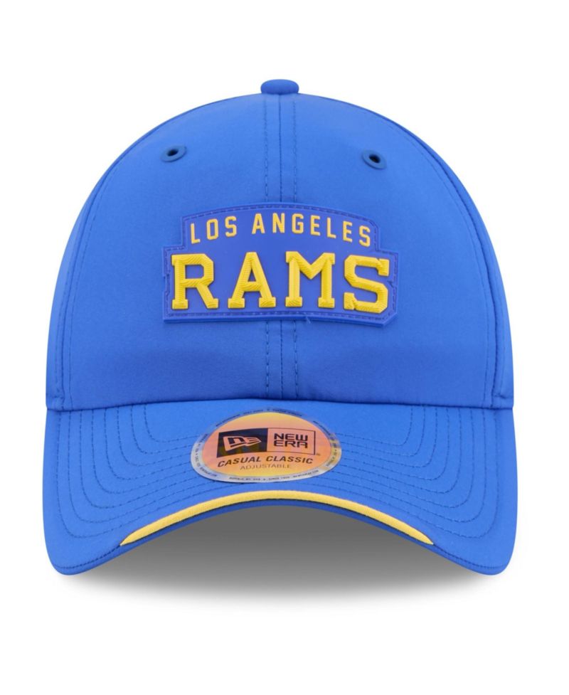 Men's Royal Los Angeles Rams 2026 Sideline Throwback Casual Classic Adjustable Hat