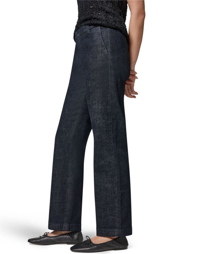 Women's Luxe Denim Mid Rise Modern Trousers