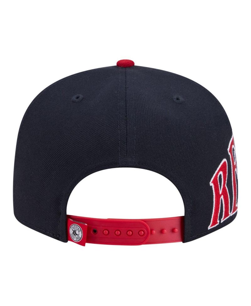 Men's Navy/Red Boston Red Sox Stretched Two-Tone 9FIFTY Adjustable Hat