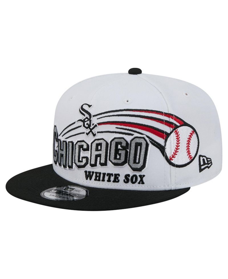 Men's White Chicago White Sox Retro Sweep 9FIFTY Snapback Hat