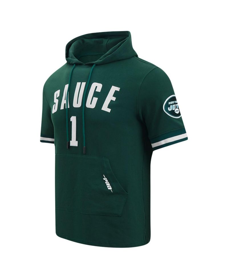Men's Ahmad Sauce Gardner Green New York Jets Player Name & Number Hoodie T-Shirt