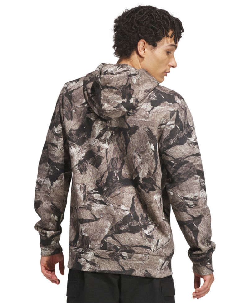 Men's Rock Camo Graphic Pullover Hoodie