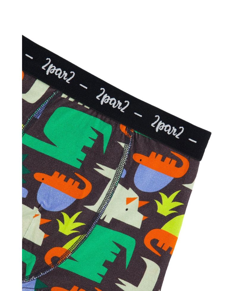 Little and Big Boy (2-5)Boxer Pack Of 3 Holiday Prints
