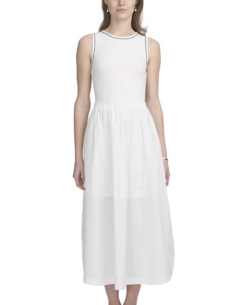 Women's Mix Media Tank Dress