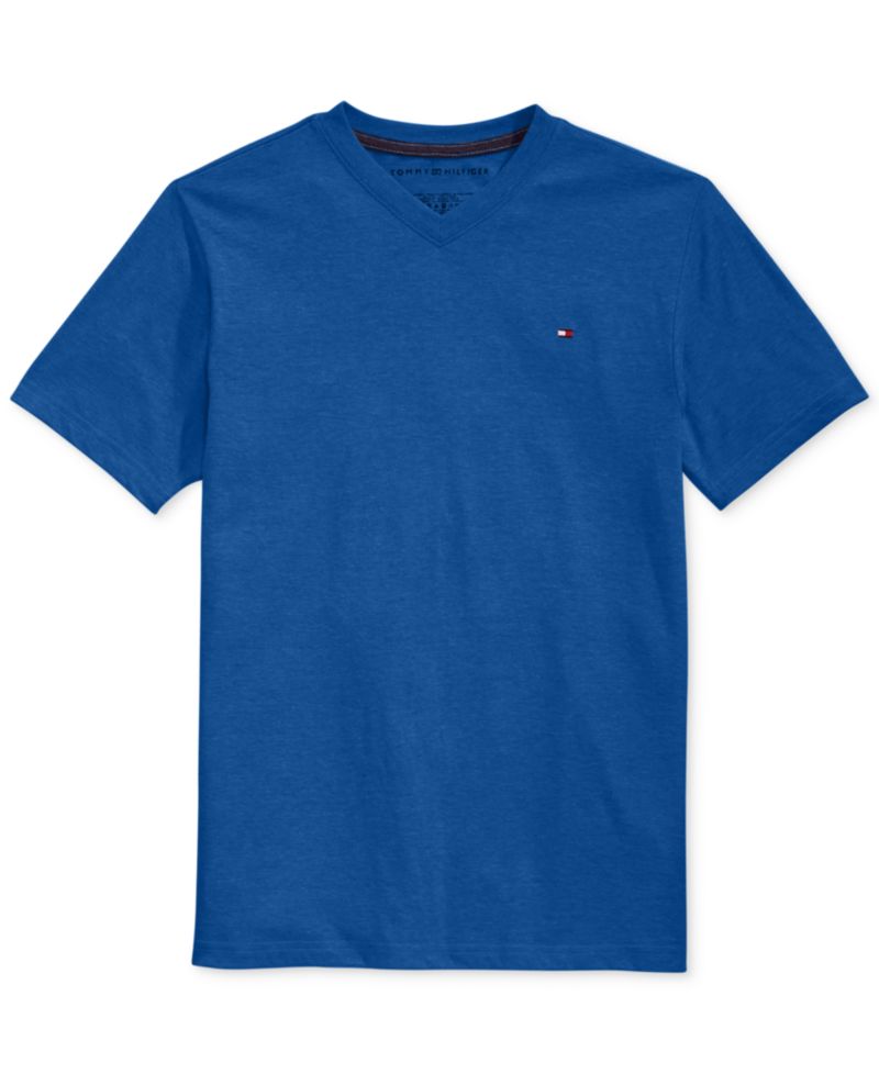 Toddler and Little Boys Embroidered Logo V-Neck Tee