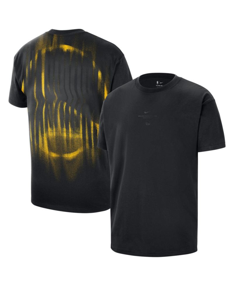 Men's Black Golden State Warriors 2026 Standard Issue Pre-Game Max 90 T-Shirt