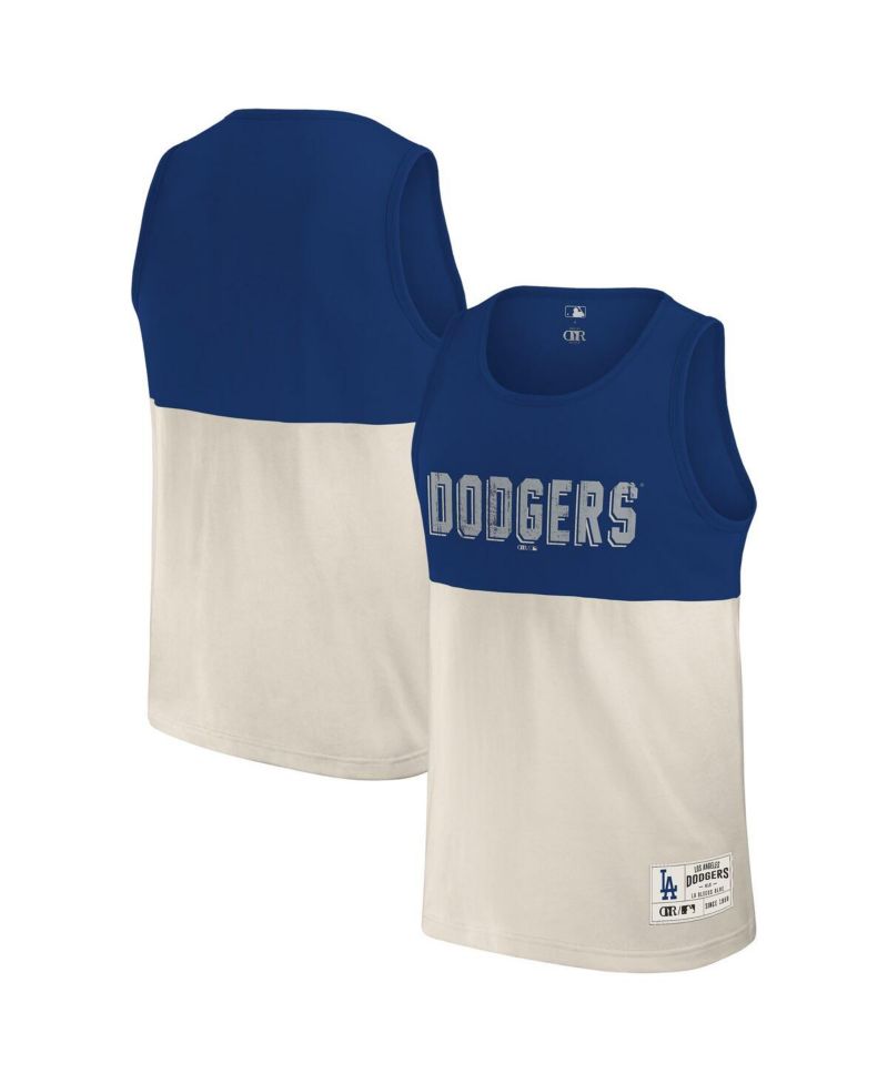 Darius Rucker Collection by Men's Royal Los Angeles Dodgers Color Block Tank Top