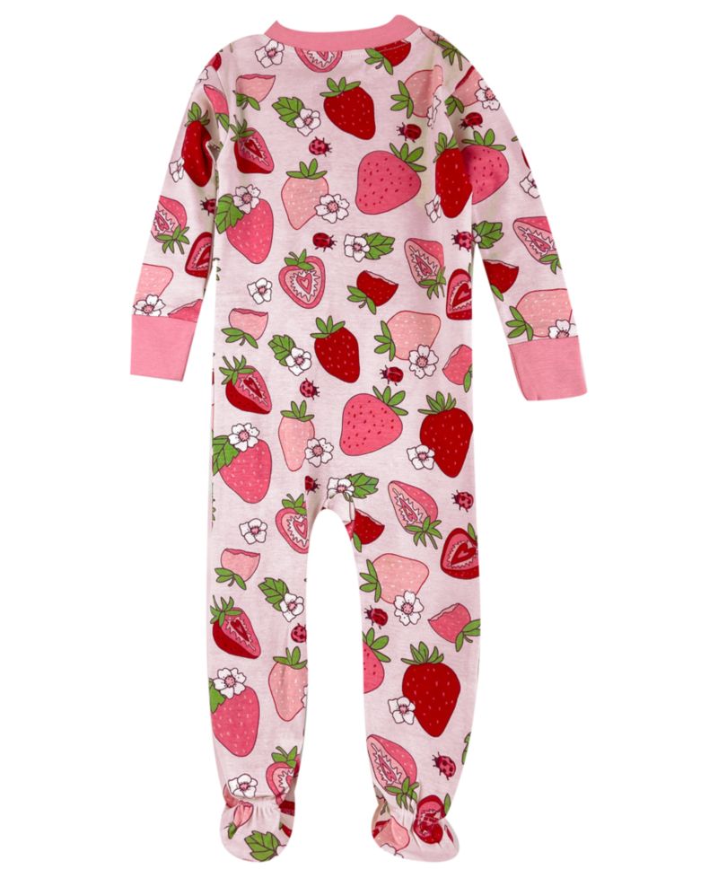 Baby Girls' Cruz Cotton Snug-Fit Footed Pajama