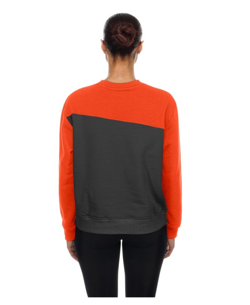 Women's Baltimore Orioles Gameday Color Block Fleece Graphic Sweatshirt