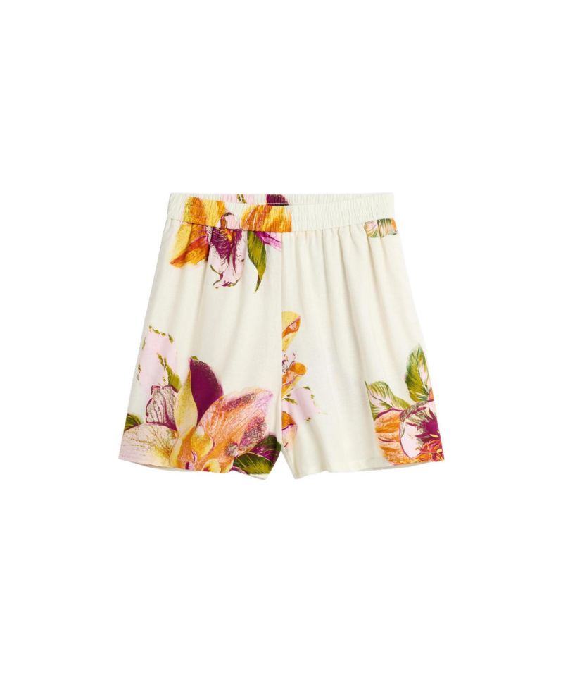 Women's Printed Flower Shorts