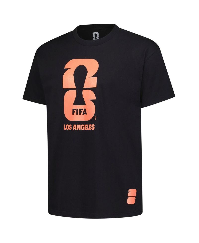 Men's Black 2026 FIFA World Cup Los Angeles Host City Local Oversized T-Shirt