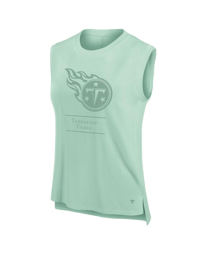 Women's Mint Tennessee Titans Studio Embrace Tank Top