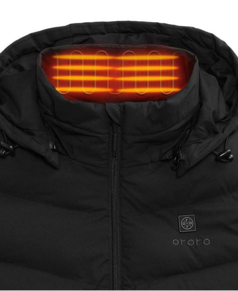 Women's Heated Puffer Hooded Jacket