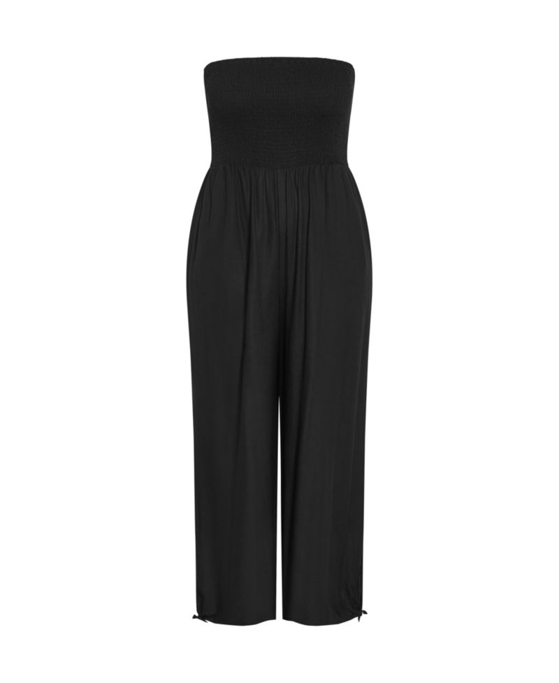 Plus Size Ally Strapless Jumpsuit