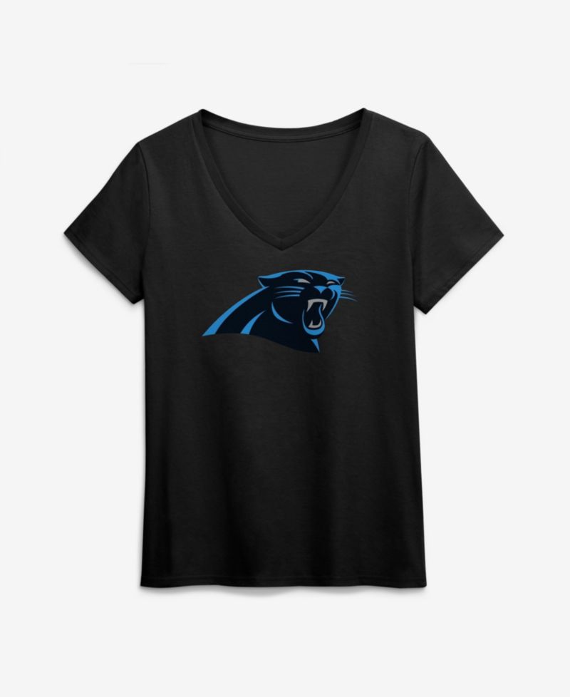 Women's Carolina Panthers V-Neck Jersey T-Shirt