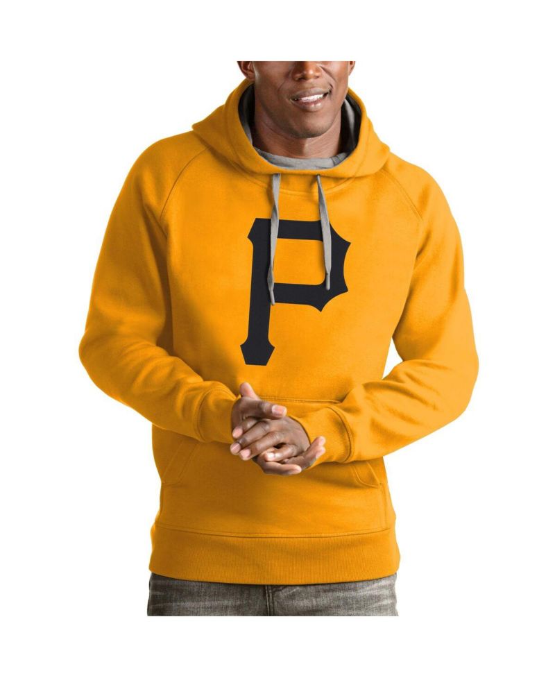 Men's Gold Pittsburgh Pirates Victory Pullover Team Logo Hoodie