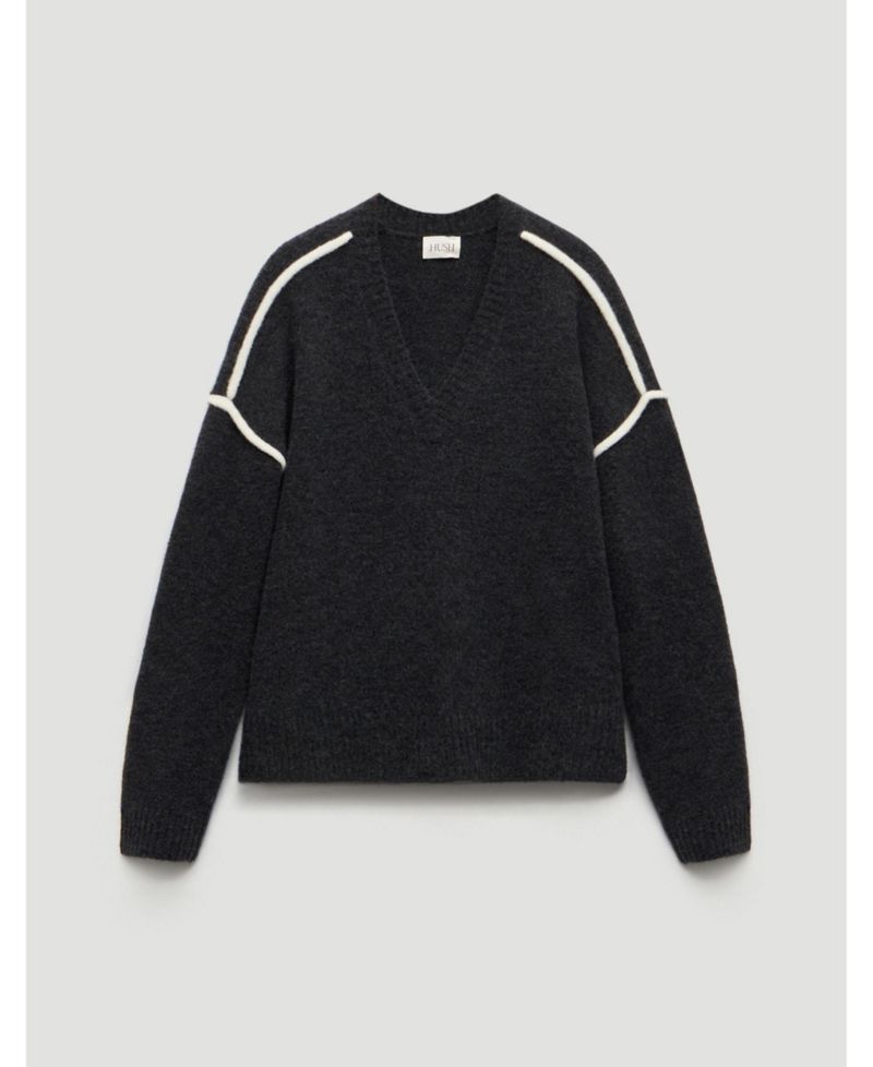 Women's Billie Wool Blend V Neck Sweater
