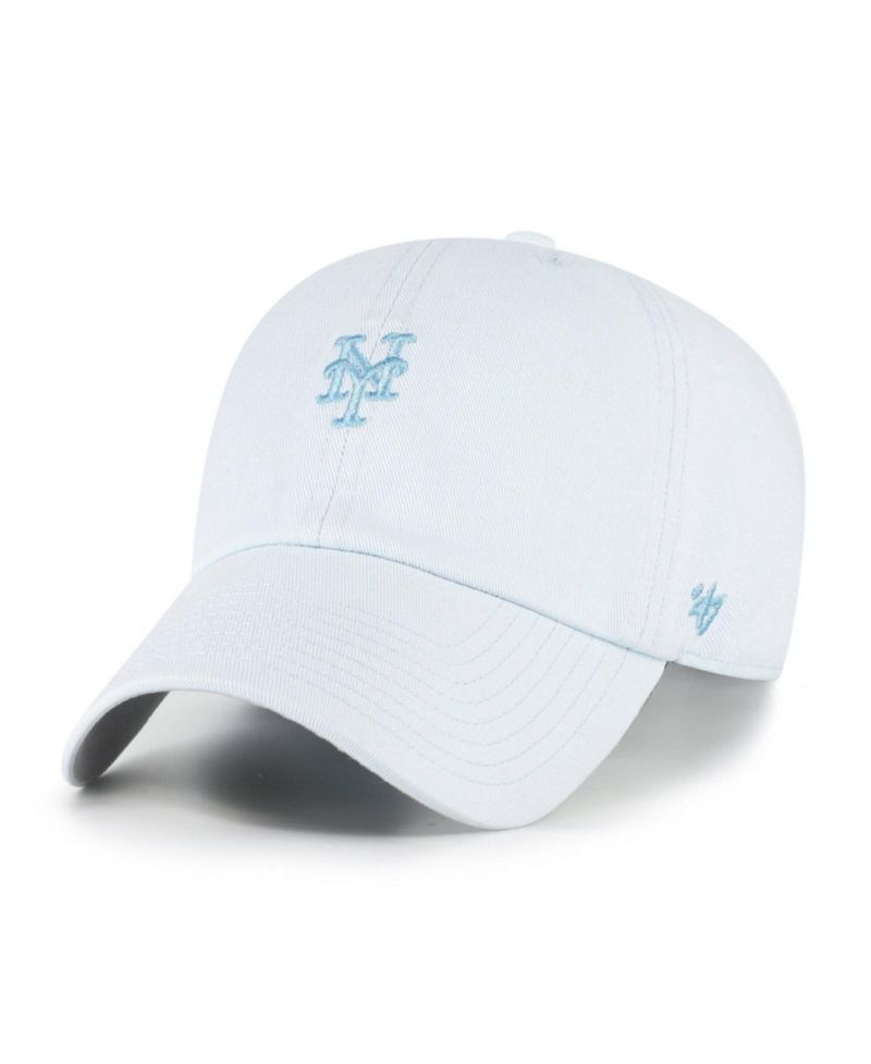 Men's and Women's Light Blue New York Mets Pastel Clean Up Adjustable Hat