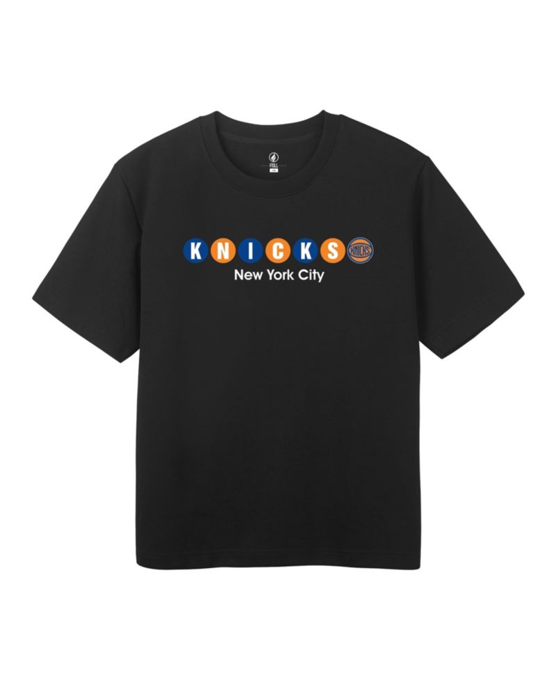 Men's Black New York Knicks Subway T-Shirt