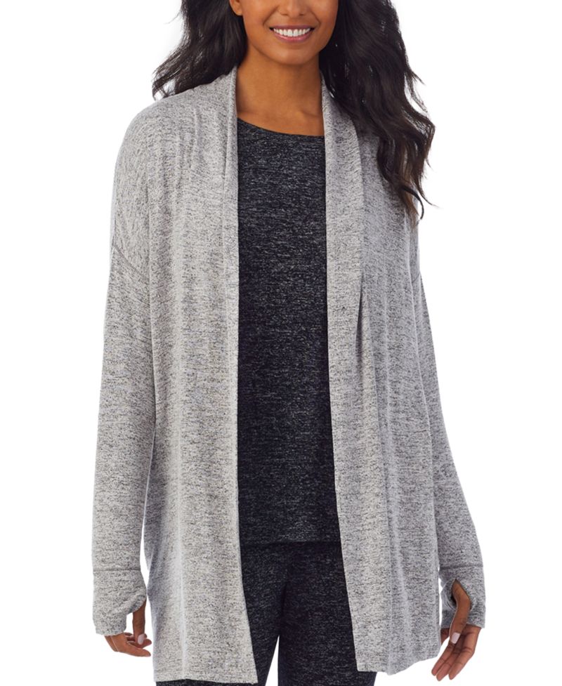 Women's SoftKnit Sweater-Knit Long-Sleeve Wrap