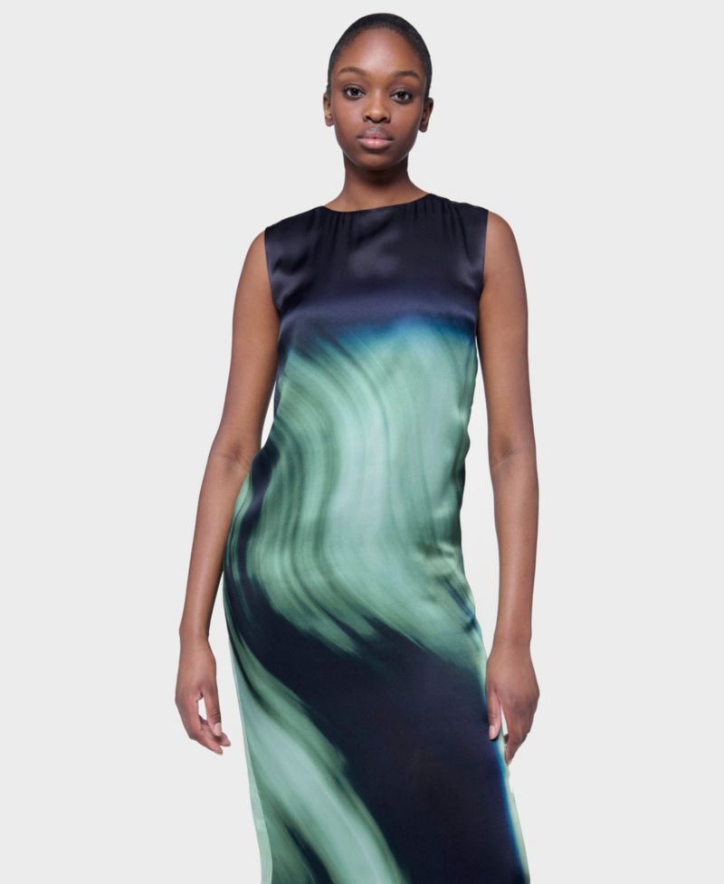 Women's Sleeveless Printed Dress