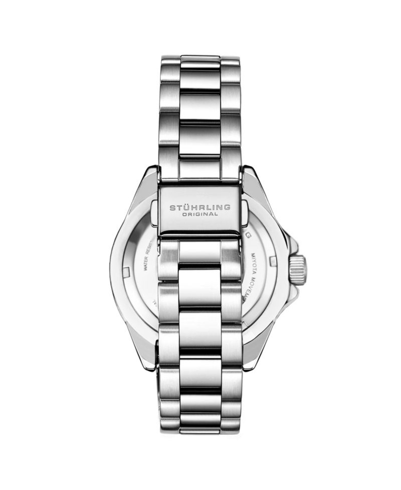 StarSea 3977 Women s Fashion Watch - Quartz Movement, 39mm Case, MOP Dial with Crystal Accents, 100M Water Resistance