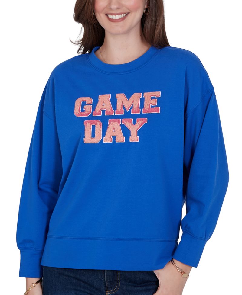 Petite Game Day Graphic Crewneck Sweatshirt