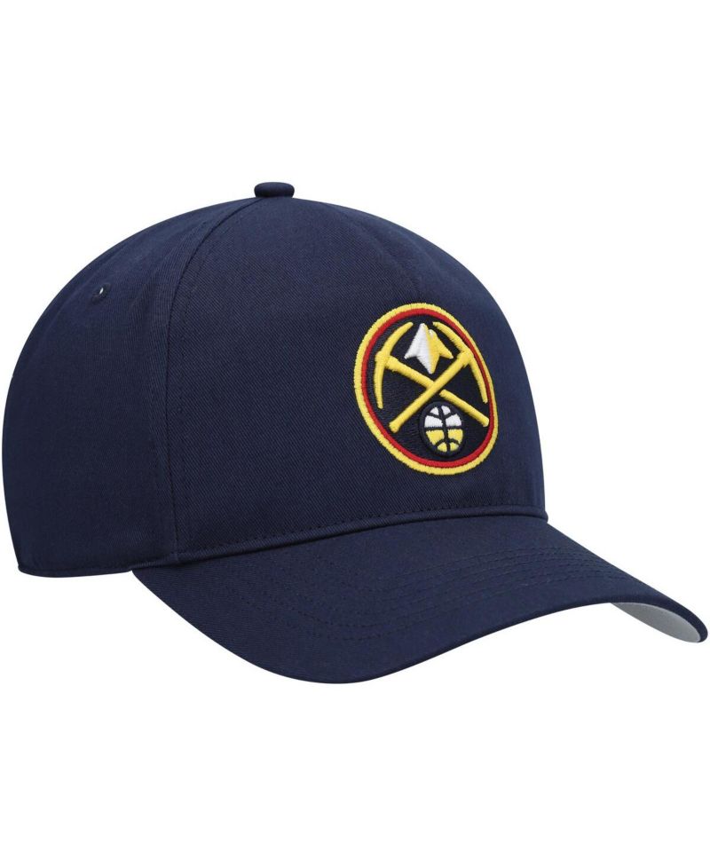 Men's Navy Denver Nuggets Hitch Snapback Hat