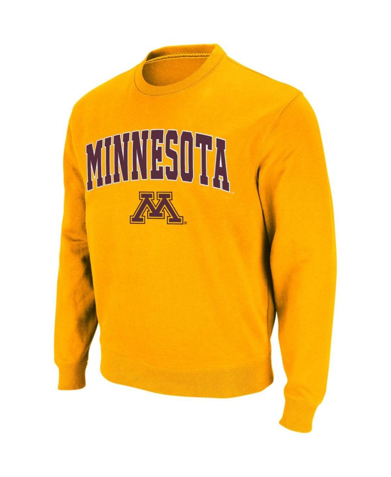 Men's Minnesota Golden Gophers Arch & Logo Crew Neck Sweatshirt