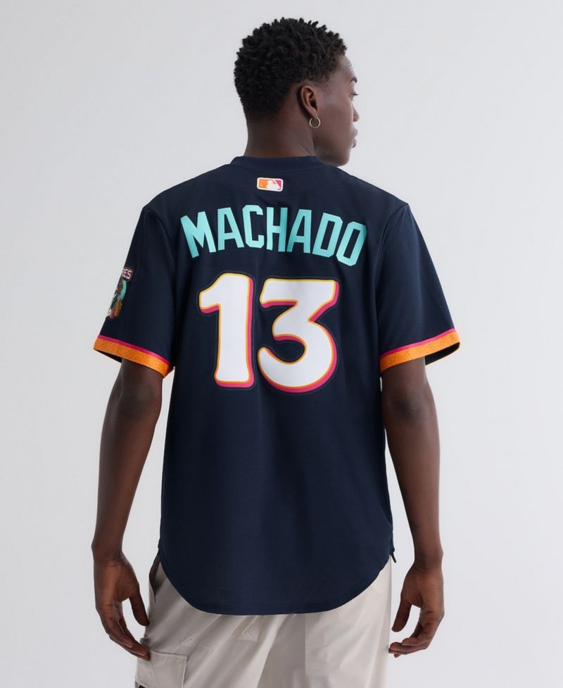 Men's Manny Machado Black San Diego Padres 2026 City Connect Stadium Jersey