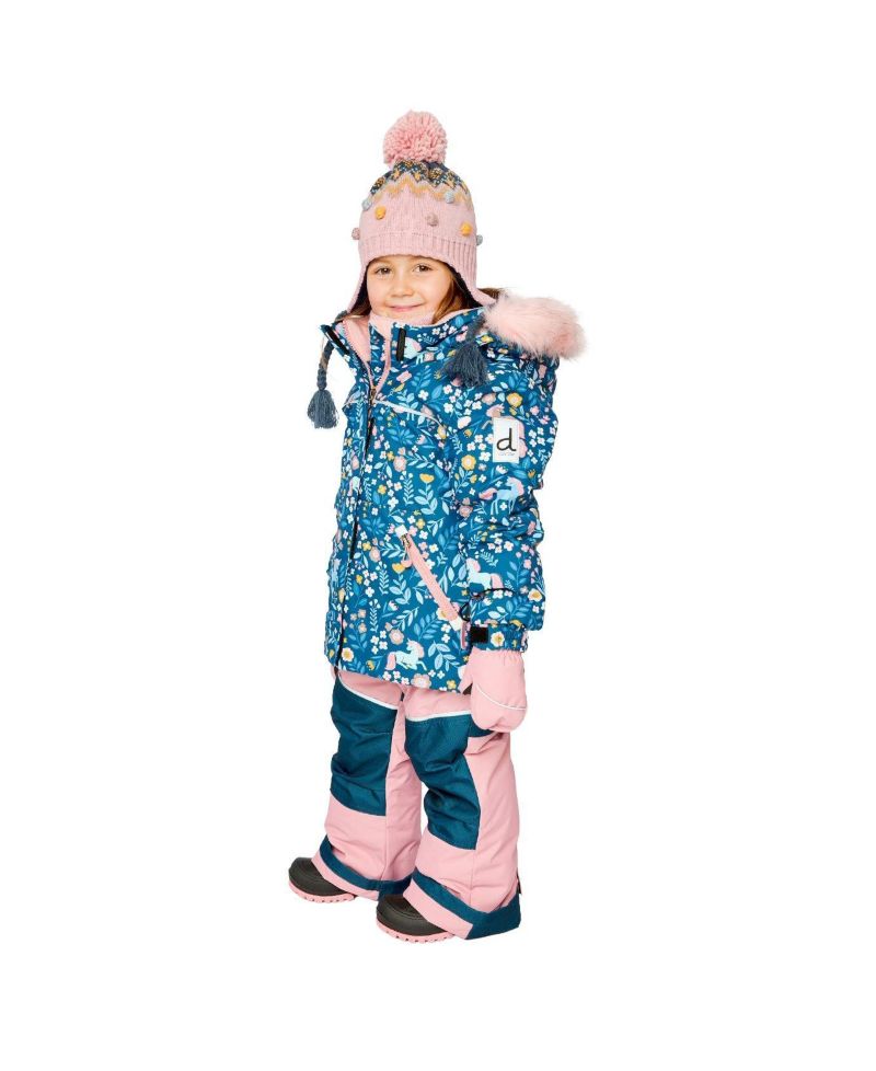Little Girls (6-8) Two Piece Discover Snowsuit Print