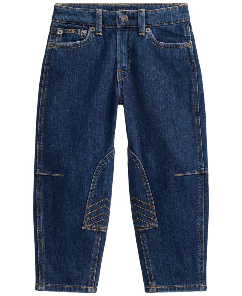 Girls' 2T-6X Curved Tapered Cotton Denim Jeans