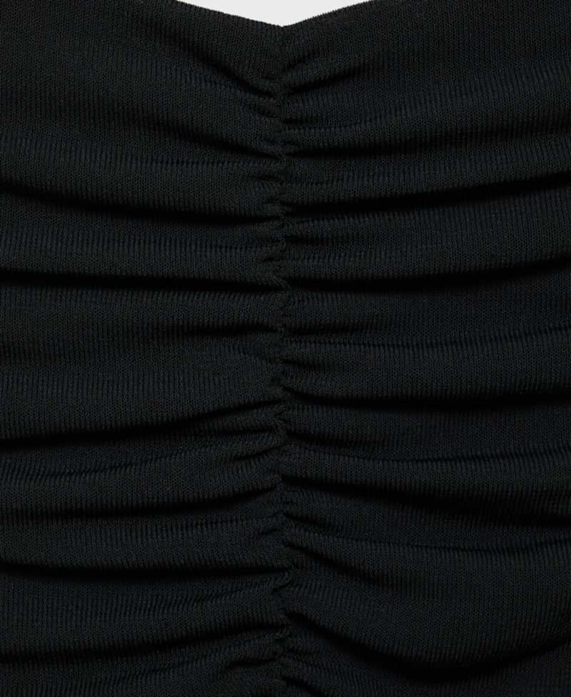 Women's Gathered Midi Dress