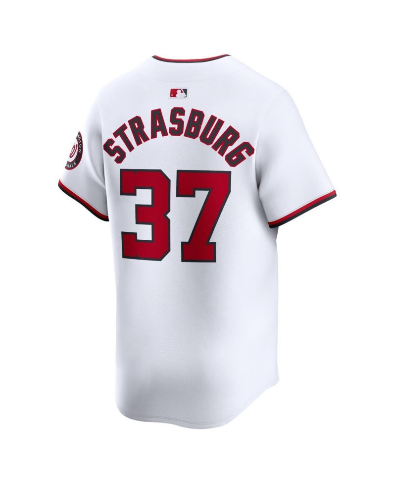 Men's Stephen Strasburg White Washington Nationals Home Limited Player Jersey