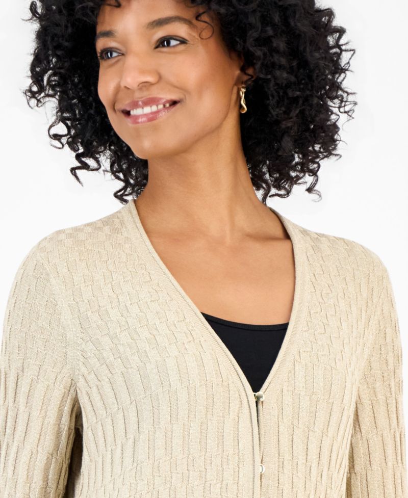 Petite Textured Cardigan