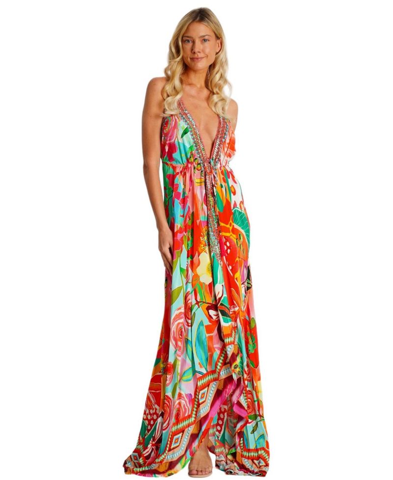 Women's Maxi halterneck Dress